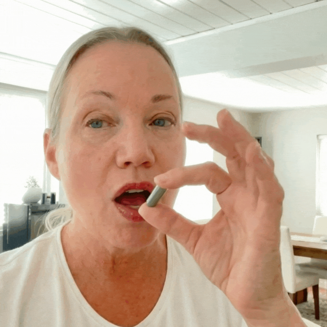 Taking one Parmint capsule daily