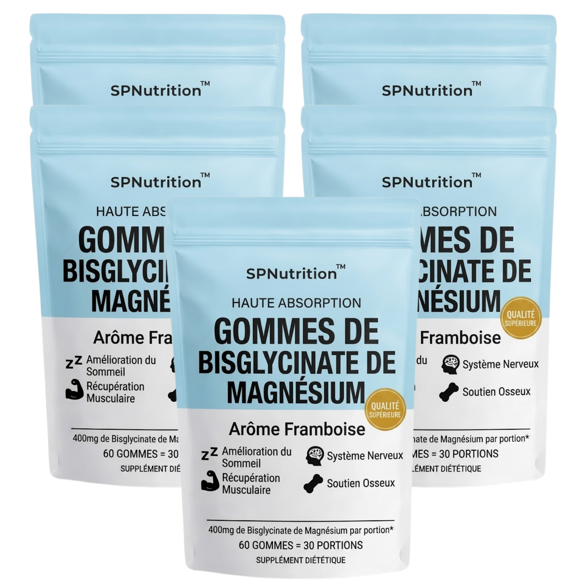 3x SPNutrition™ + 2 Gratuits