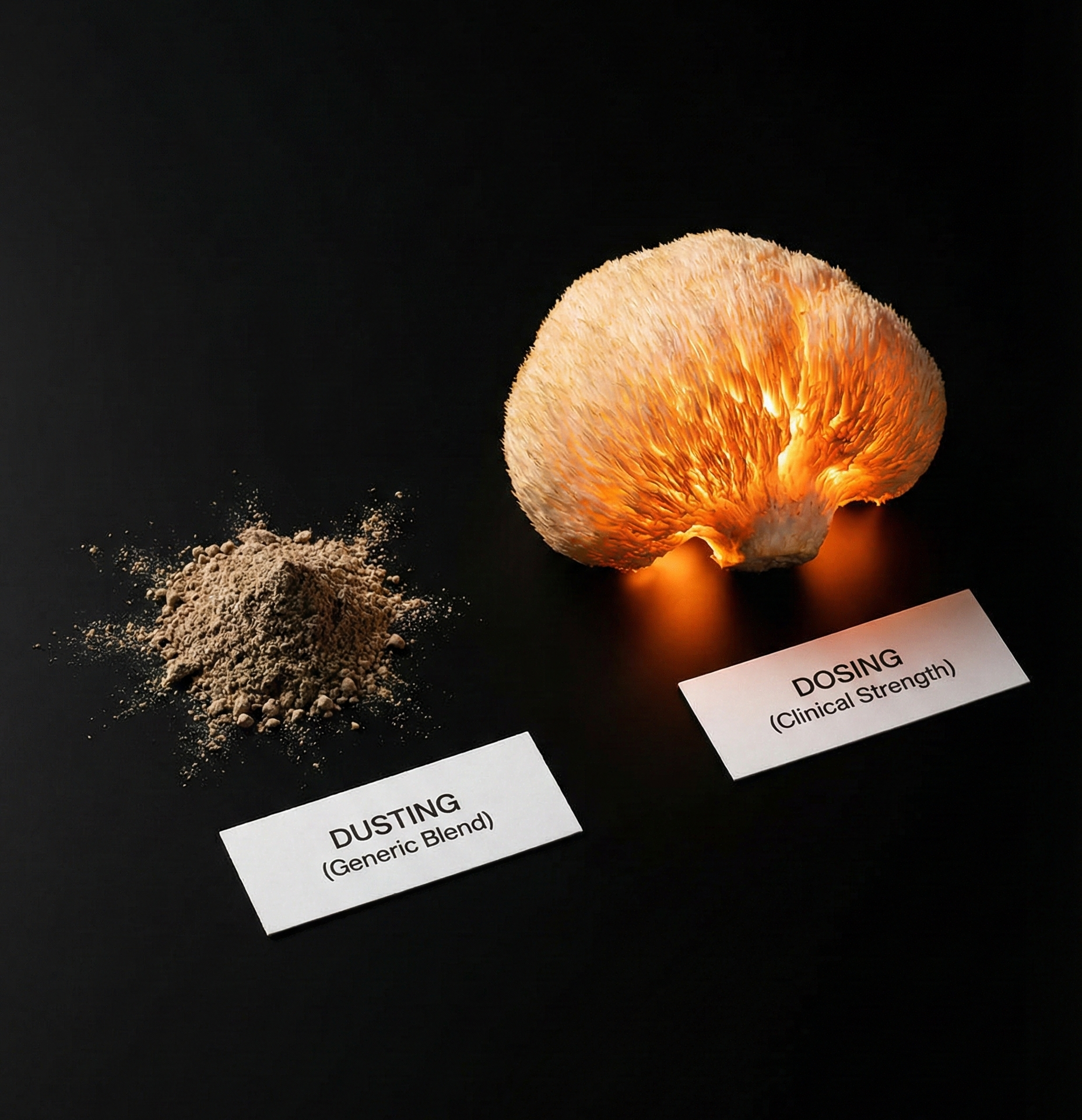 Comparison: Mushroom vs Dust