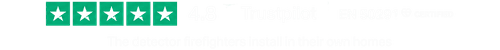 Trustpilot 4.8 &middot; EN 50291 Certified &middot; The detector firefighters install in their own homes