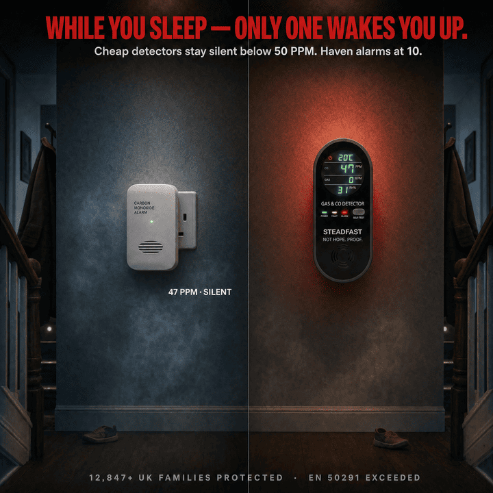 Standard detector vs Haven — only one wakes you up