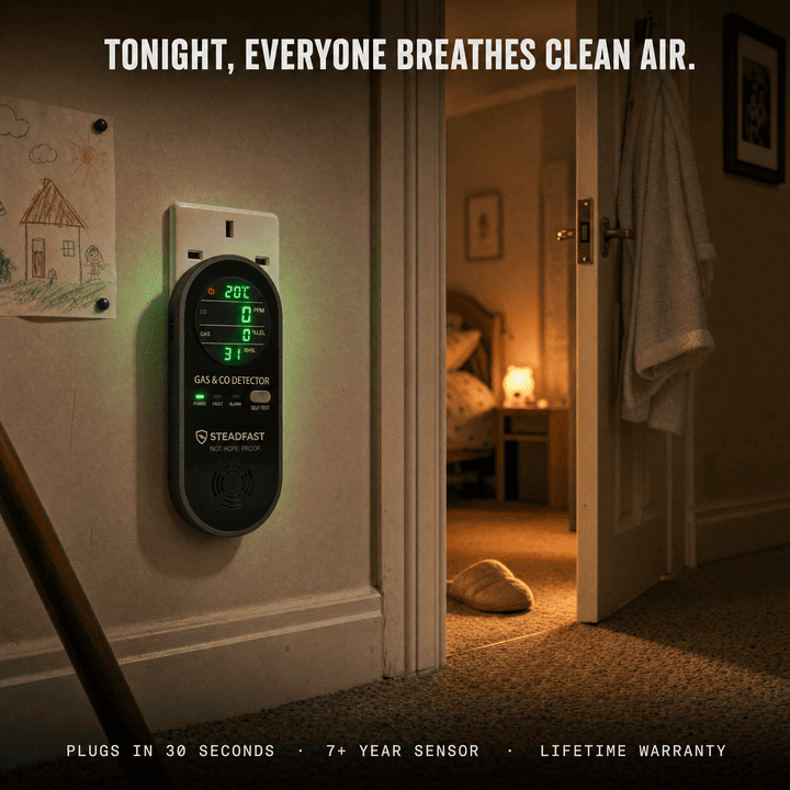 Haven plugged in by child's bedroom — 0 PPM tonight