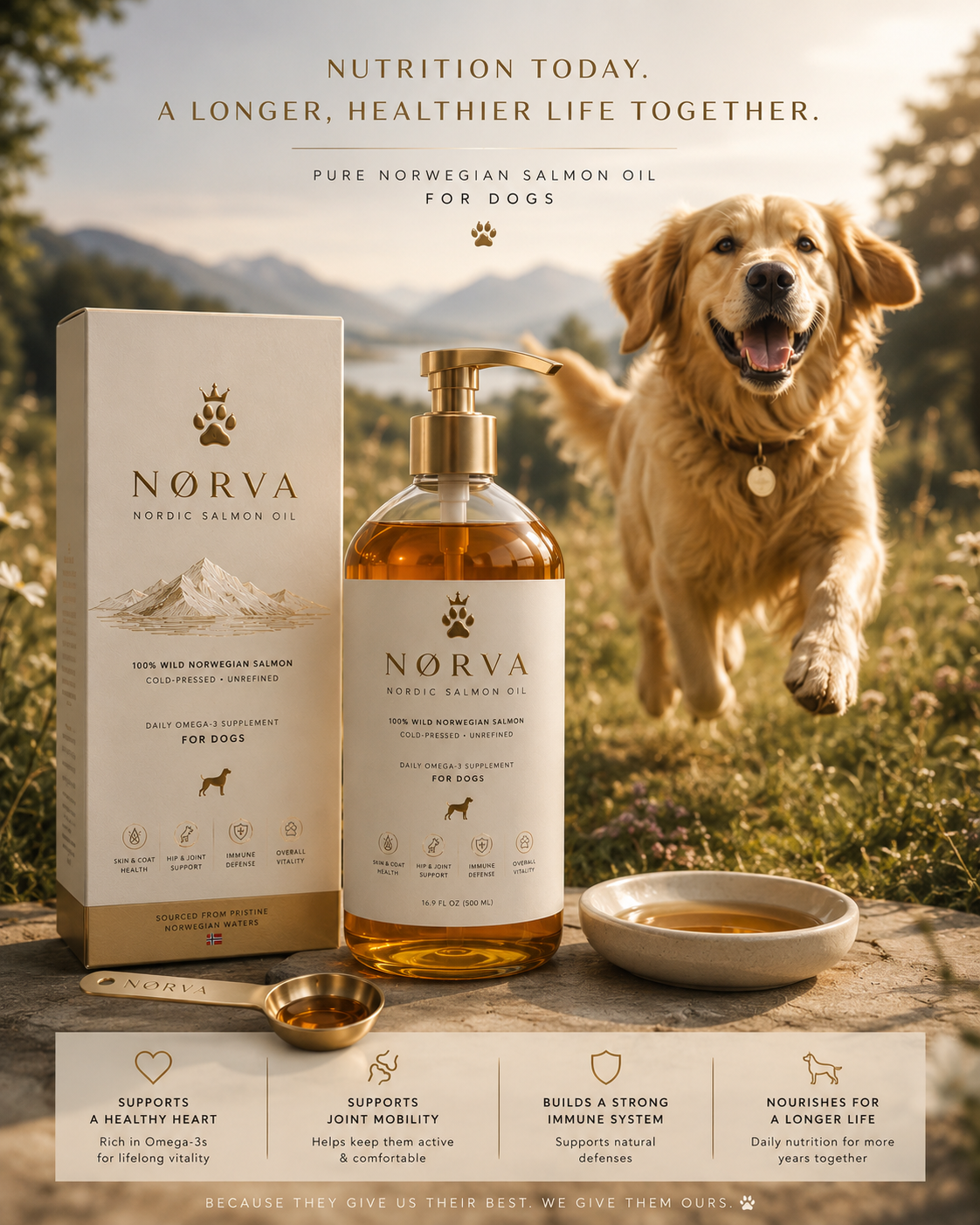 Norwegian Salmon Oil for Dogs