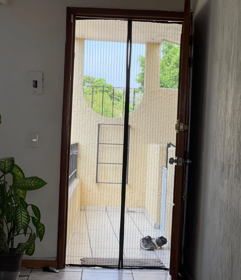 Cliente mostrando la malla instalada